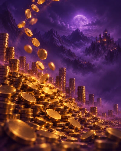 Kingmaker Casino Live-Cashback: fallende Goldmünzen